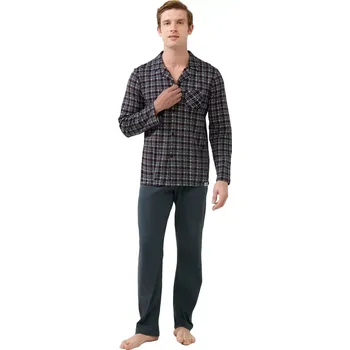 Pánské pyžamo Vamp na knoflíky 21662 velikost XL