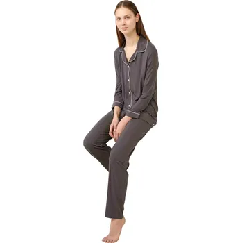 Dámské pyžamo Vamp dámské pyžamo na knoflíky s jemným puntíkem 21052 velikost S