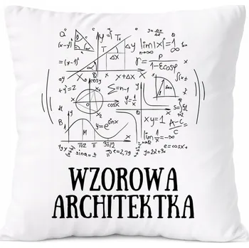 Obraz Bílý Polštář s potiskem fotografie PoliDraw pro architekta jako Dárek