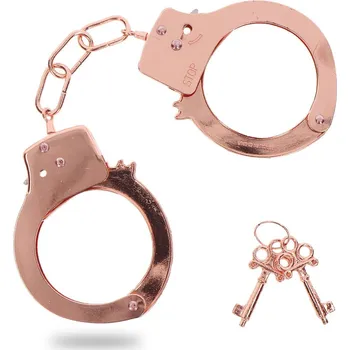 TOYJOY Classics Metal Handcuffs - Rose Gold