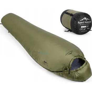 Spacák TEPLÝ SPACÁK FJORD NANSEN KJOLEN XL | DO -16°C | 1,4 KG | OLIVOVÁ | LEVÝ