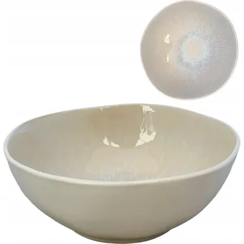MISKA 550 ml obědová keramická béžová miska salátová mísa na polévku do salátů