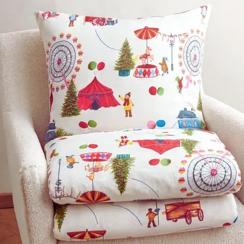 HOMLA Bavlněné povlečení Circus Joy 140x200 cm