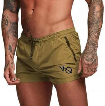 Lelka pánské plavky Kraťasy VQ - KHAKI, velikost XL