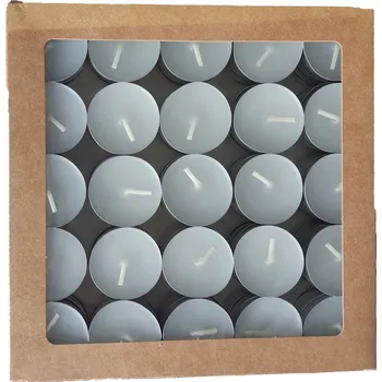 Svíčka Tradiční parafínová svíčka bez vůně Luna