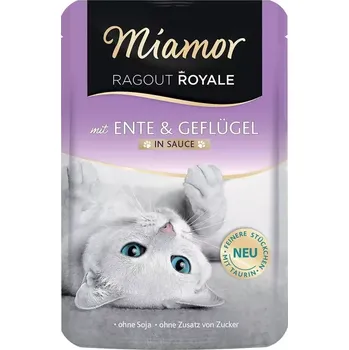 Krmivo pro kočku Schmusy Miamor Ragout Ente & Geflugel in sauce 100g