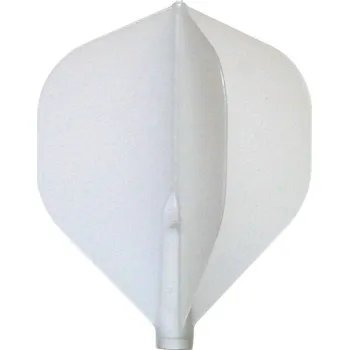 Šipka Letky na šipky Cosmo Fit Flight Standard špinavě bílé, 6ks