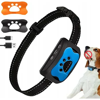 elektrický obojek ELEKTRICKÝ VÝCVIKOVÝ OBOJEK PRO PSA ZVUK ALARM VIBRACE ŠTĚKÁNÍ STOPKY