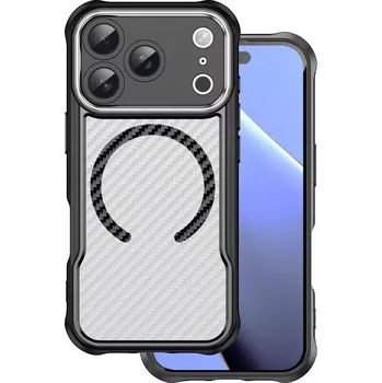Pouzdro na mobilní telefon Kryt iPhone 17 Pro - Defender Carbon Mag, černý