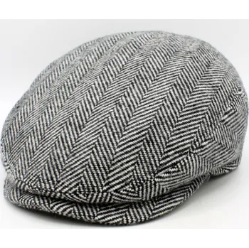 Čepice Fiebig - Headwear since 1903 Pánská světle šedá zimní bekovka Fiebig s klapkami na uši Velikost: 59 cm (L)