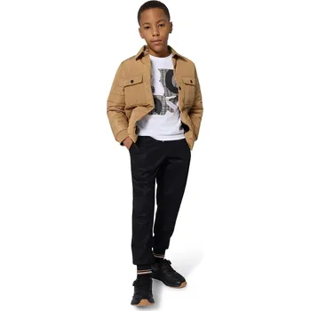 Dívčí bunda Dětská bunda BOSS hnědá barva, J52392 J52392.162.174 82X, vel. 162