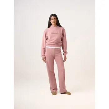 La Mania Teplákové kalhoty LARRY Růžová Classic Fit 38