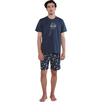 Pánské pyžamo Pánské pyžamo Vamp pro tenisty 20642 gray ombre velikost XL