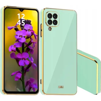 Pouzdro na mobilní telefon Zadní Kryt RCBR pro Samsung Galaxy M33 5G GLAMOUR COLOR CASE tyrkysový