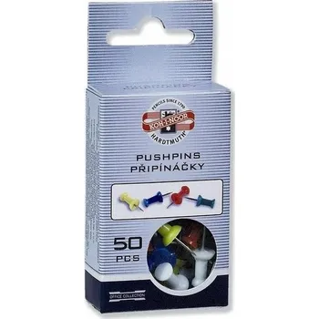 Kresba Špendlíky do nástěnky - barevné kolíčky 50 Ks