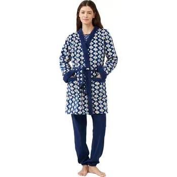 Dámský župan Dámský krátký župan Vamp s potiskem 21413 velikost XL