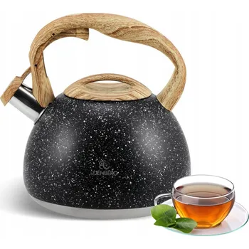 Konvice na čaj Tradiční ocelová Konvice Edenberg 3 l bílá, černá, šedá