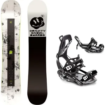 Snowboard Gravity Madball 25/26 pánský snowboard + Raven Fastec FT360 black vázání 160 cm Wide + L (EU 41-44) + DÁREK + Doprava ZDARMA