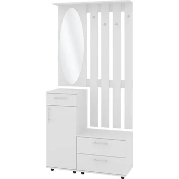 Předsíňová stěna Předsíňová stěna VERNISAZ Barva: bílá