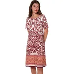 Elegantní letní šaty s krátkými rukávy 20485 velikost S