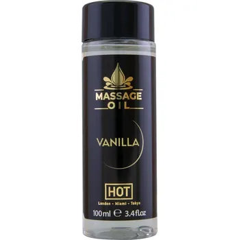 Erotický masážní přípravek HOT Massage Oil 100ml - Vanilla - 100