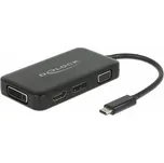 Delock video adaptér USB-C -> VGA / HDMI / DVI / DisplayPort