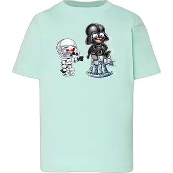 Chlapecké tričko detske-levne-bavlnene-tricko-potisk-Star-Wars Barva: Mint green - mátově zelená, Dětská bavlněná trička JHK: M
