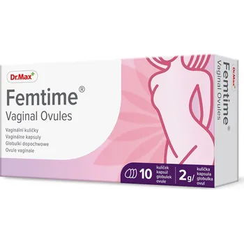 Intimní hygienický prostředek Dr. Max Femtime Vaginal Ovules vaginální kuličky 10 ks