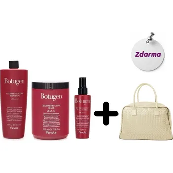 Šampon AKCE Fanola šampon Botugen Botolife 1000 ml a maska Botolife 1000 ml a filler Botolife 150 ml + cestovní taška béžová ZDARMA
