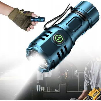 MALÁ LED SVÍTILNA 6000 LUMENŮ VODĚODOLNÁ PRO KEMPOVÁNÍ