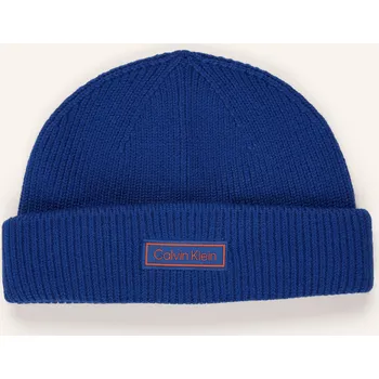 Pokrývka hlavy Calvin Klein Pánská Čepice, modrá, one size