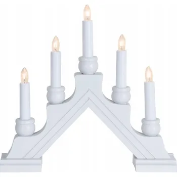 Svícen Dřevěný svícen Star Trading 28 cm