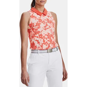 Dámské tričko Under Armour Tílko UA Zinger Rise Slvls Polo-ORG - Dámské Under Armour růžová | červená | fuchsiová 1871846
