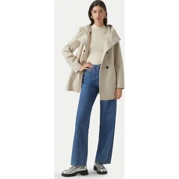Dámský kabát Vero Moda Kabát pro přechodné období Fortuneshila 10291044 Béžová Regular Fit L