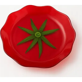 Skleněná mísa ve tvaru rajčete ARIA FRESH 22x22x2 cm