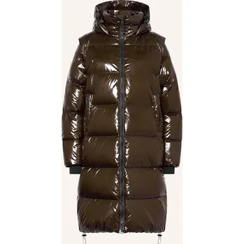 Dámský kabát Fire+Ice Dámský Péřový Kabát Asta-D, tmavě hnědá, 34