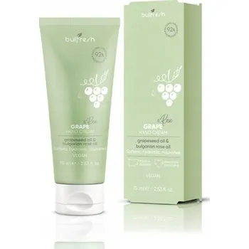 Péče o ruce Bulfresh Zklidňující krém na ruce 75 ml s olejem z hroznových jader a bulharskou růží