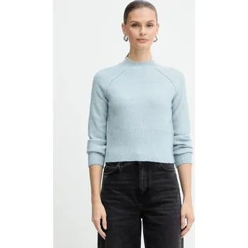 Dámský svetr Svetr z vlněné směsi Marella Emme by Marella dámský, modrá barva, 2525366022200 05X, vel. L