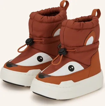 Dámské tenisky Moon Boot Dětské Moon Boots Park Strap, koňaková / bílá /...