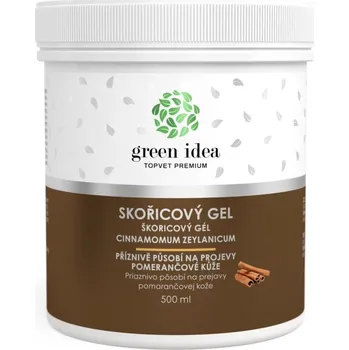 GREEN IDEA Skořicový masážní gel, 500 ml