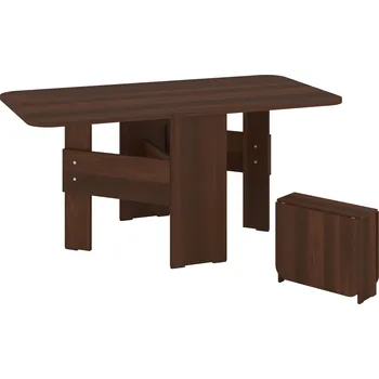 Konferenční stolek Konferenční stolek skládací KVADRO Barva: ořech - tmavý