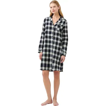 Dámská noční košile Dámská flanelová noční košile Vamp 21703 velikost XL