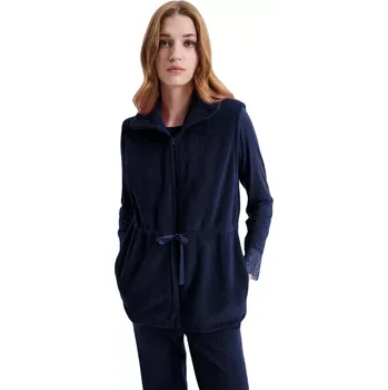 Dámský župan Pohodlná vesta se zipem Vamp 19213 velikost XL