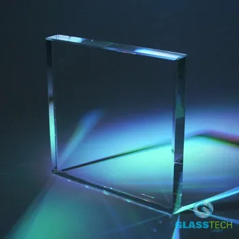 Kancelářský nábytek Skleněná deska 150 x 150 x 20 mm (Skleněná tabule)