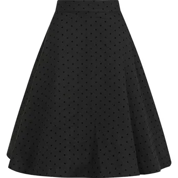 Dámská sukně Banned Retro Retro puntíkovaná sukně Annie Rose černá XL