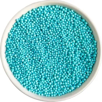 Jedlá dekorace na dort Lucie´s Sprinkles Cukrový máček modrá tyrkysová – drobné cukrové kuličky na zdobení bez lepku Hmotnost: 35g