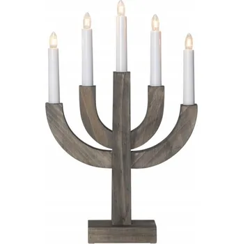 Svícen Dřevěný svícen Star Trading 40 cm