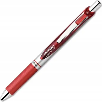 ČERVENÉ KULIČKOVÉ PERO AUTOMATICKÉ s Inkoustem 0.7 mm Pentel EKONOMICKÉ