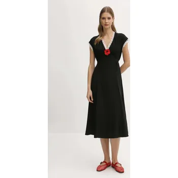 Dámské šaty Viskózové šaty The Sleeper PMDDR03P002L černá 99X, vel. XS