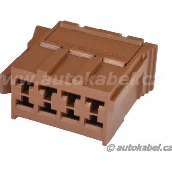 Elektrický konektor Konektor TE 8F, 8 pin - hnědý
